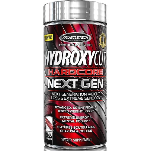 MuscleTech Hydroxycut Hardcore Next Gen, 100 Capsules